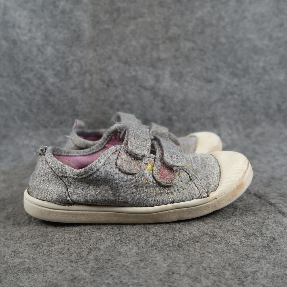 Cat & Jack Shoes Kids Toddler 11 Casual Sneakers Two Strap Fabric Easy On Girls